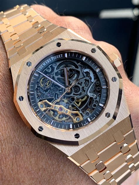 ap skeleton rose gold